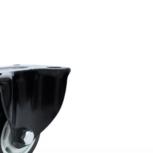 Rodízio Fixo Black 75mm 70kg com Poliuretano  Preto - Colson
