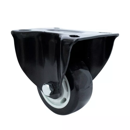 Rodízio Fixo Black 75mm 70kg com Poliuretano  Preto - Colson