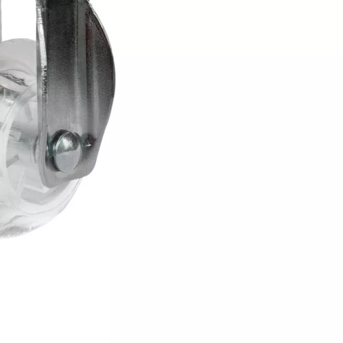Rodízio Fixo Série Gel 50mm 40kg com Placa e Roda Transparente - Colson