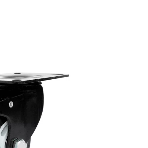 Rodízio Giratório com Freio Black 75mm 70kg Preto - Colson