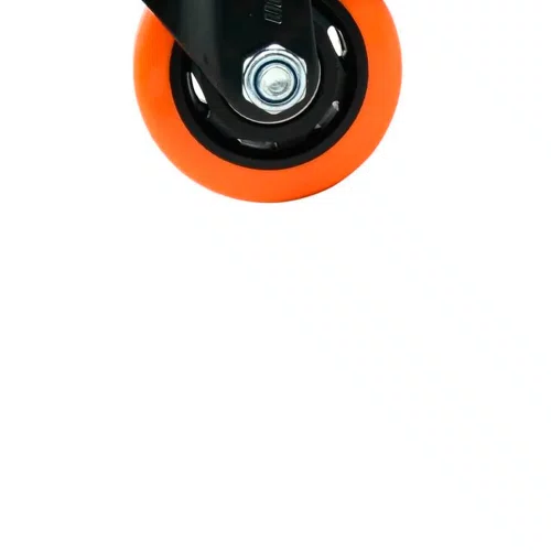 Rodízio Giratório com Freio Roda Laranja 75mm - Colson