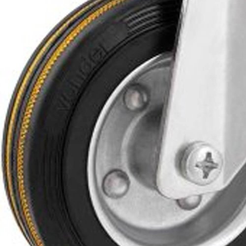 Rodízio Giratório Médio 4" Preto - Vonder