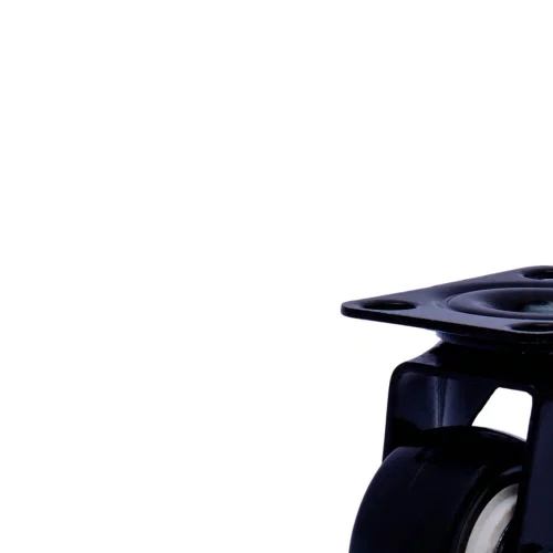 Rodízio Giratório Série Black 50mm com Placa 50kg Preto - Colson