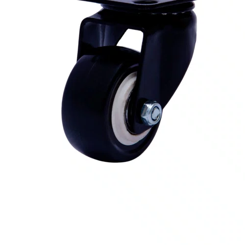Rodízio Giratório Série Black 50mm com Placa 50kg Preto - Colson