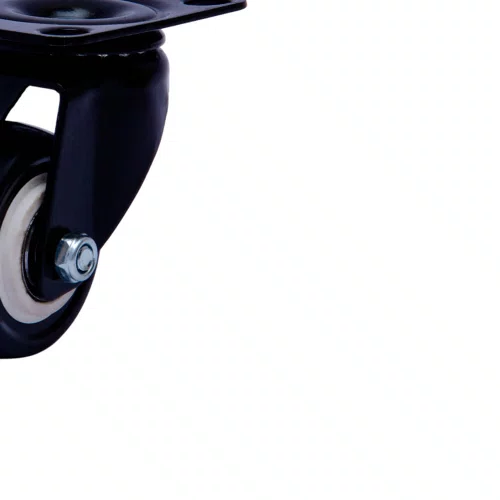 Rodízio Giratório Série Black 50mm com Placa 50kg Preto - Colson