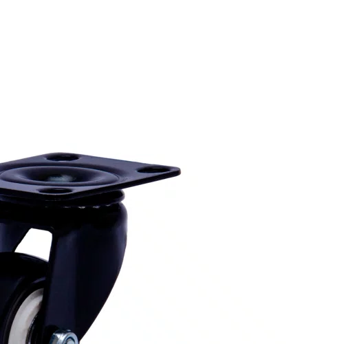 Rodízio Giratório Série Black 50mm com Placa 50kg Preto - Colson