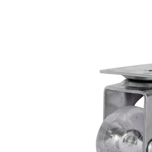 Rodízio Giratório Série Gel 35mm 30kg com Placa e Roda Transparente - Colson