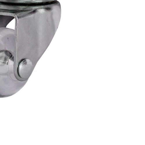 Rodízio Giratório Série Gel 35mm 30kg com Placa e Roda Transparente - Colson