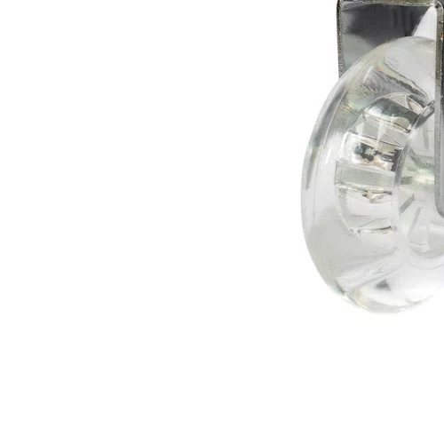 Rodízio Giratório Série Gel com Placa 75mm 50kg Transparente - Colson