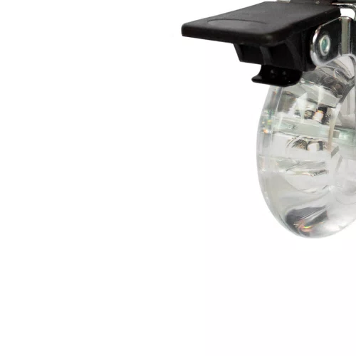 Rodízio Giratório Série Gel com Placa e Freio 75mm 50kg Transparente - Colson