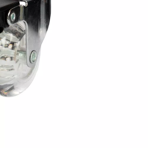 Rodízio Giratório Série Gel com Placa e Freio 75mm 50kg Transparente - Colson