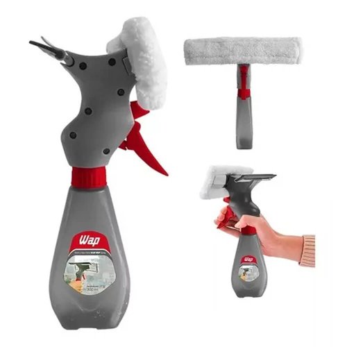 Rodo Limpa Vidros Mop 3 em 1 Spray e Reservatório 300ml - Wap