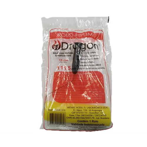Rolo De Espuma 15cm com Cabo - Dragon