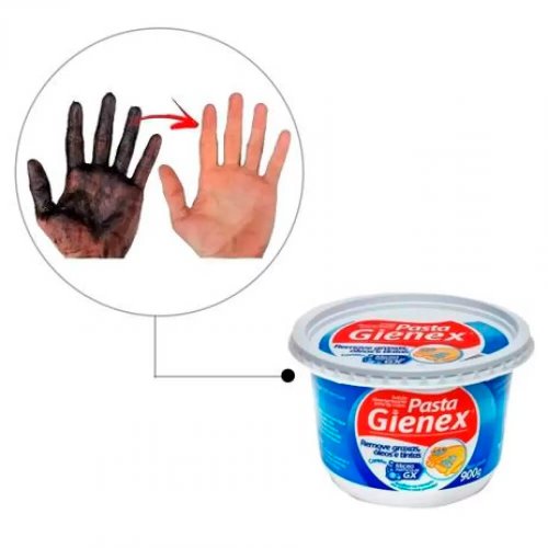 Sabão em Pasta Desengraxante para Mãos 900g Com Micro - Gienex
