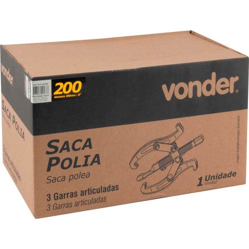 Saca Polia 3 Garras 200mm - Vonder