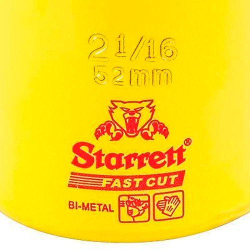 Serra Copo 52mm 2.1/16" Fast Cut - Starrett