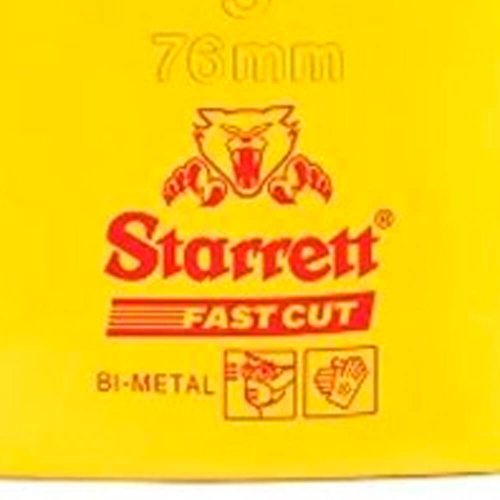 Serra Copo 76mm 3" Fast Cut - Starrett