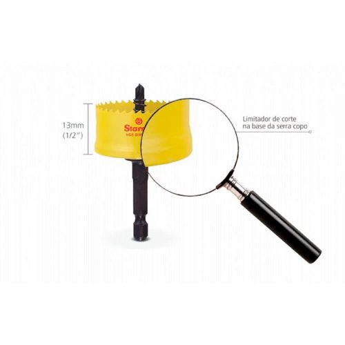 Serra Copo Bi-Metal Para Máquina Portátil 5/8" - CSC16 - Starrett