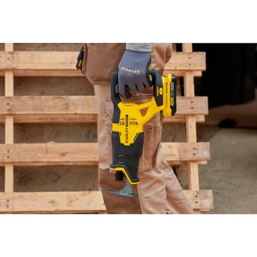 Serra Sabre à Bateria 20V 25mm com Maleta - Stanley