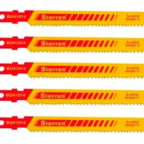 Serra Tico-Tico Bi-Metal 100mm 10-14D Cartela Com 5 peças - Starrett