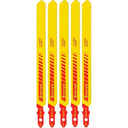 Serra Tico-Tico Bi-Metal, 100mm 18D Cartela Com 5 peças - Starrett