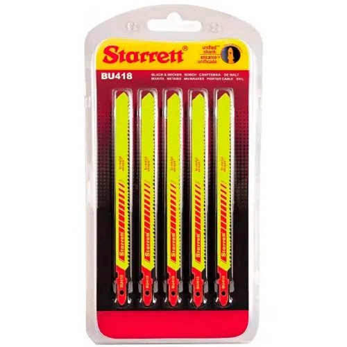 Serra Tico-Tico Bi-Metal, 100mm 18D Cartela Com 5 peças - Starrett