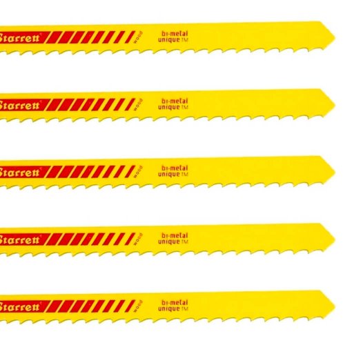 Serra Tico-Tico Bi-Metal 100mm 6D Cartela Com 5 peças BU46 - Starrett