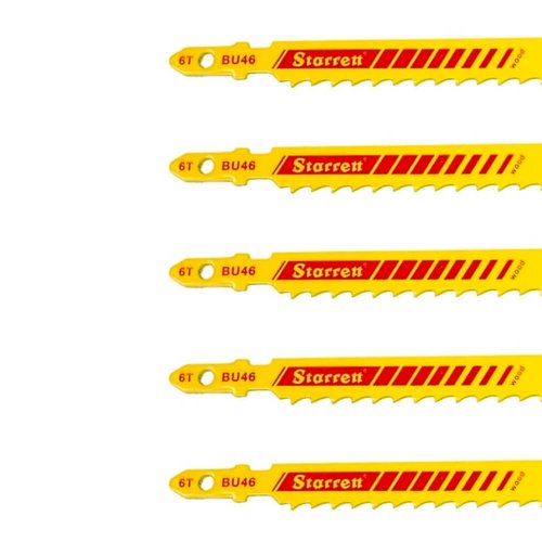 Serra Tico-Tico Bi-Metal 100mm 6D Cartela Com 5 peças BU46 - Starrett