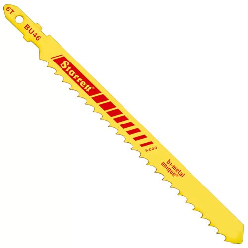 Serra Tico-Tico Bi-Metal 100mm 6D Cartela Com 5 peças BU46 - Starrett