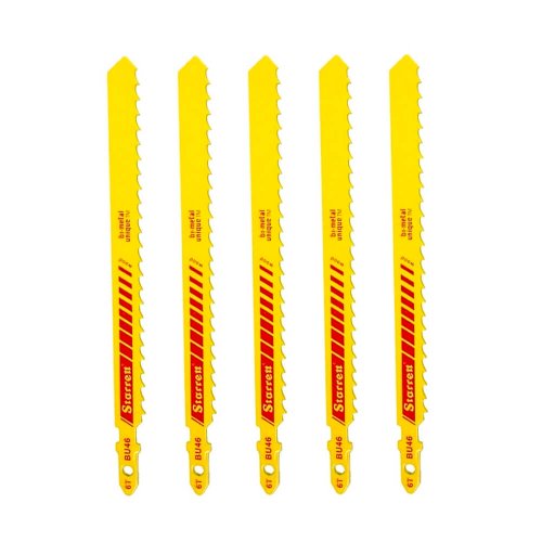 Serra Tico-Tico Bi-Metal 100mm 6D Cartela Com 5 peças BU46 - Starrett