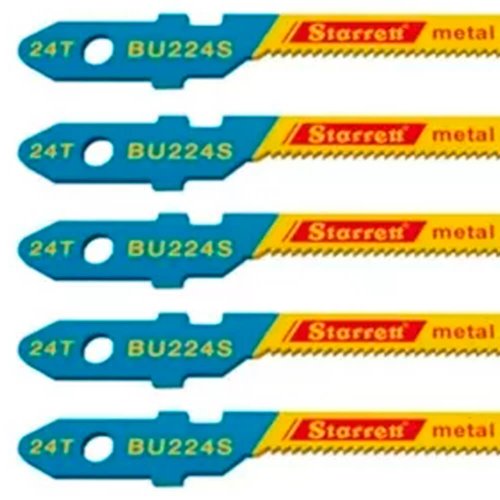 Serra Tico-Tico Bi-Metal, 50mm 24D Cartela Com 5 peças - Starrett