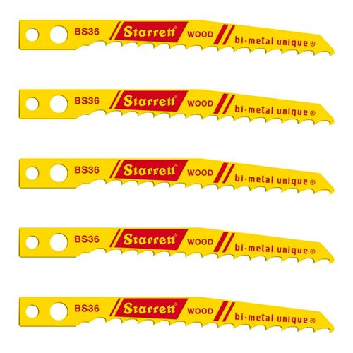 Serra Tico-Tico Bi-Metal, 65mm 6D Cartela Com 5 peças - Starrett
