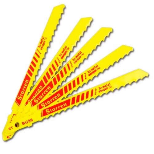 Serra Tico-Tico Bi-Metal, 75mm 6D Cartela Com 5 Peças - Starrett