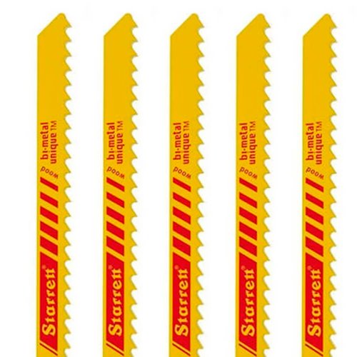 Serra Tico-Tico Bi-Metal, 75mm 8D Cartela Com 5 peças - Starrett