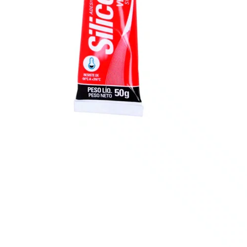 Silicone Acético Alta Temperatura Vermelho 50g - TekBond