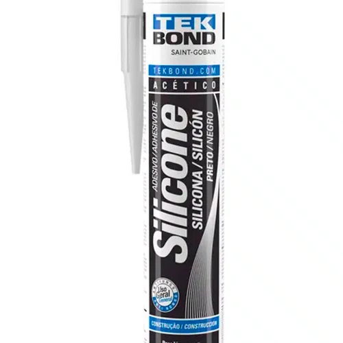 Silicone Acético Geral Preto 256g - TekBond