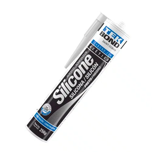 Silicone Acético Geral Preto 256g - TekBond