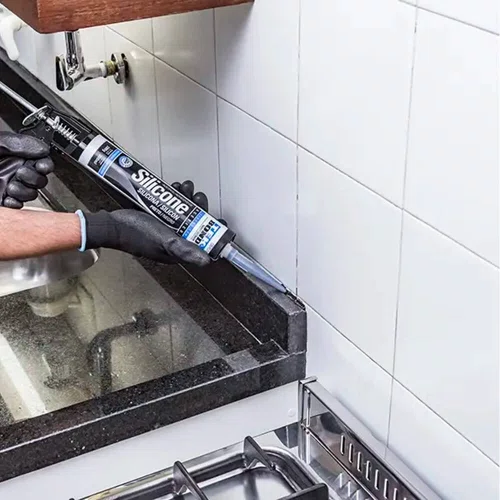 Silicone Acético Geral Preto 256g - TekBond