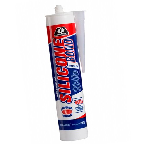 Silicone Bond Acético Incolor - Garin