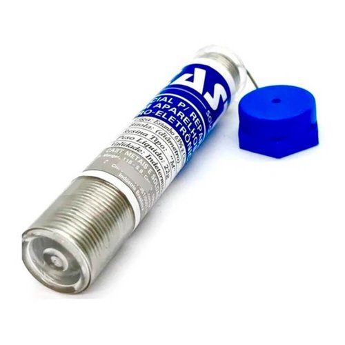 Solda em Fio 1mm Azul 63x37 Tubete 22g - Cast Soldas