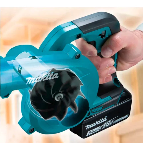 Soprador de Folhas 18V DUB186Z + Bateria BL1830B + Carregador DC18RC - Makita
