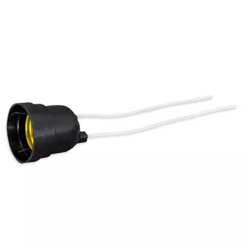 Soquete com Rabicho Preto 20A 250V - Pluzie