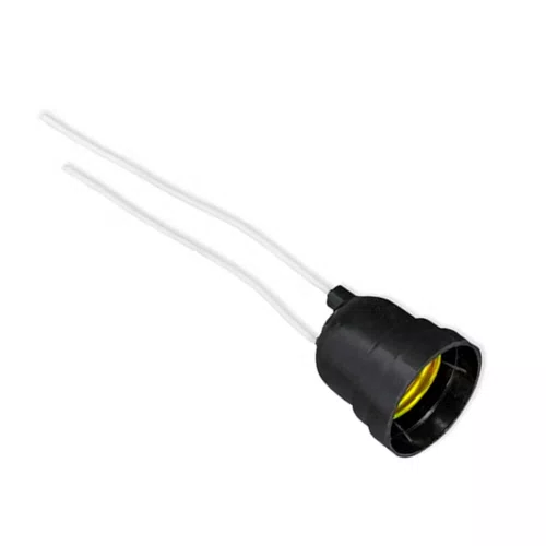 Soquete com Rabicho Preto 20A 250V - Pluzie