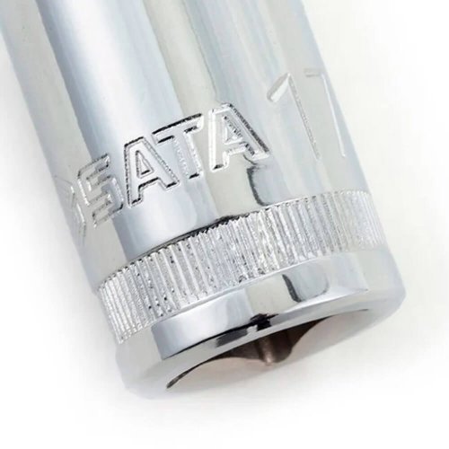 Soquete Estriado 1/2" de 30mm - Sata