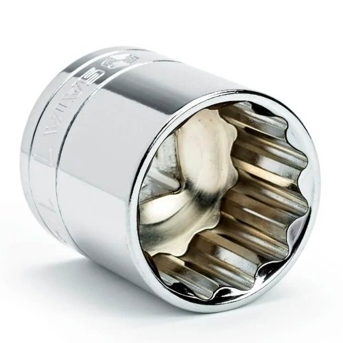 Soquete Estriado 1/2" de 30mm - Sata
