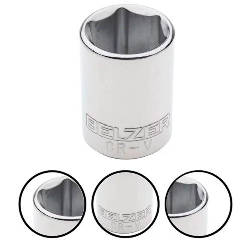 Soquete Estriado 1/2" x 32mm - Belzer