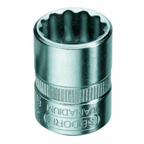 Soquete Estriado 1/4" mm - Gedore