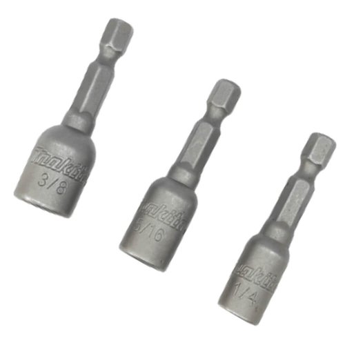 Soquete Magnético (3 Peças) 1/4" - 5/16" - 3/8" - B-38847 - Makita