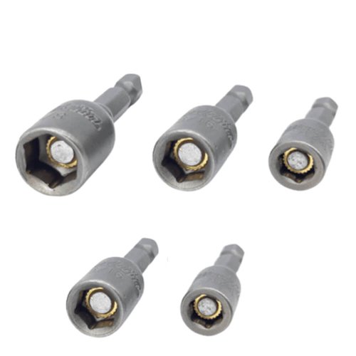 Soquete Magnético 6/8/10/12/13mm x 50mm com 5 peças - Makita