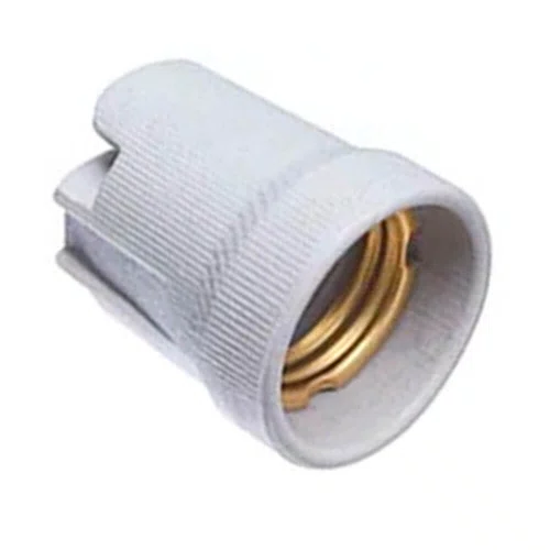 Soquete Receptáculo de Porcelana com Borne com Embalagem B519 - Pluzie